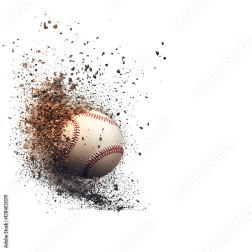 Epic Baseball Explosion Image