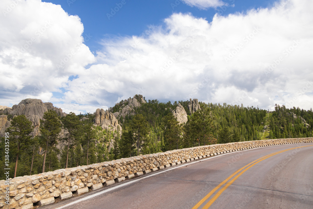 Peter Norbeck Scenic byway through Custer State Park, South Dakota Peter Norbeck Scenic byway through Custer State Park, South Dakota