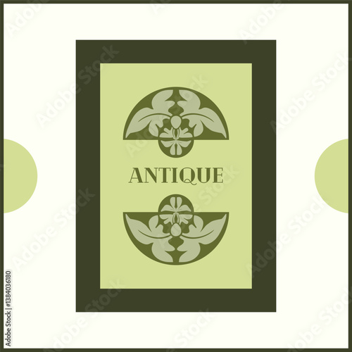 Label Ancient Antique Old Vibes Template