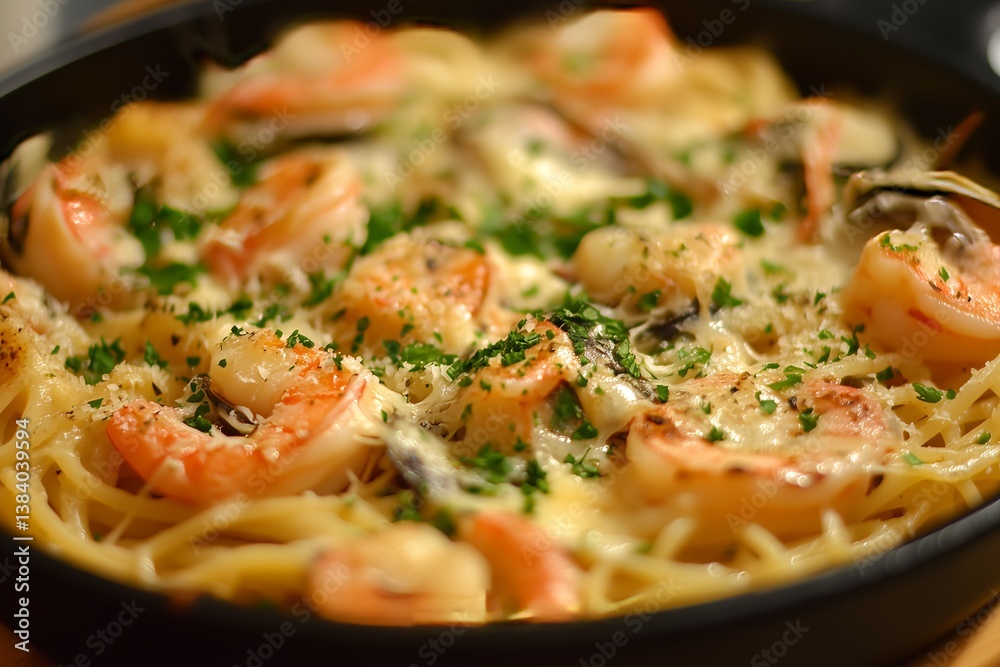spaghetti with shrimps mussels and cheese spaghetti with shrimps mussels and cheese