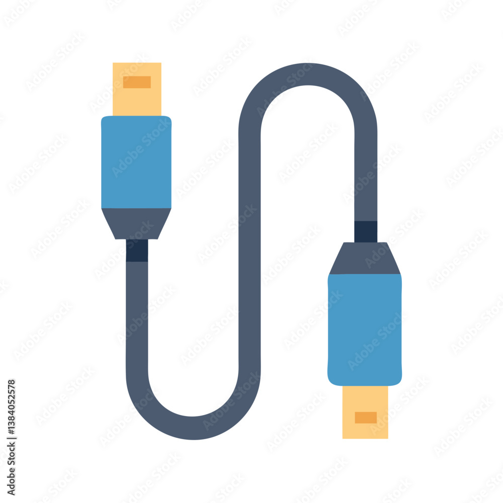 Cable Icon for Data Connections Cable Icon for Data Connections