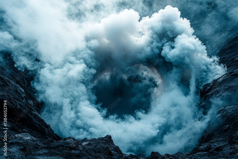 Obraz premium Billowing Smoke Rings 