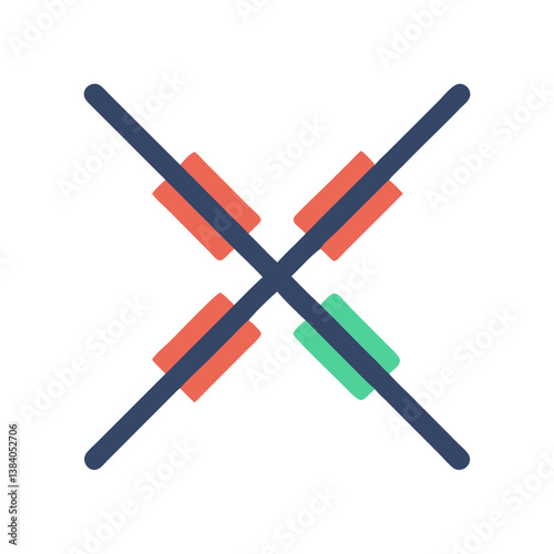 Icon for Crossed Wires in Communication