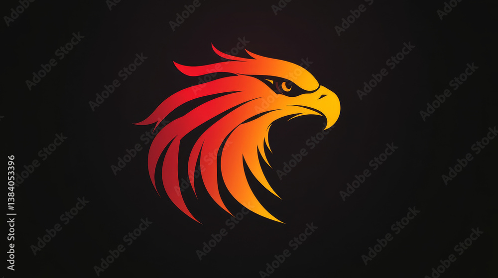 Obraz premium Eagle symbol isolated on white or logo template. Jpeg version also available in gallery