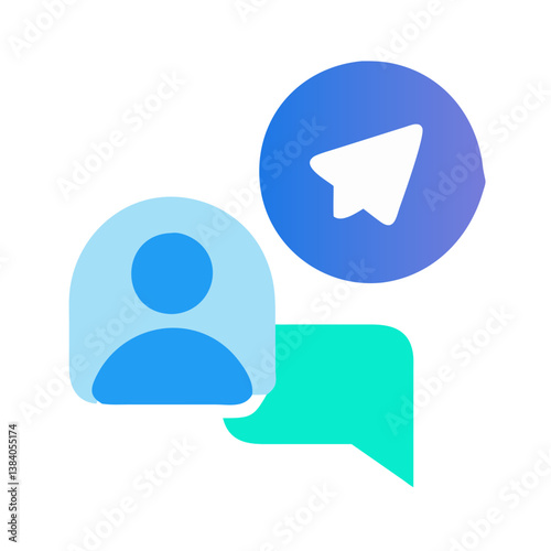  Icon Representing Messenger App Services
