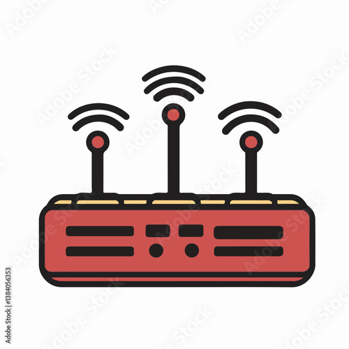 Router device transmits signals in simple white setting for networks
