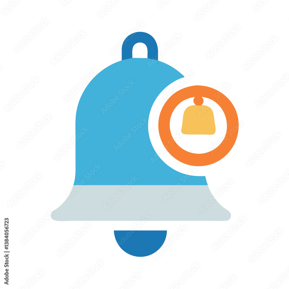 Obraz premium Reminder Bell Icon for Alerts