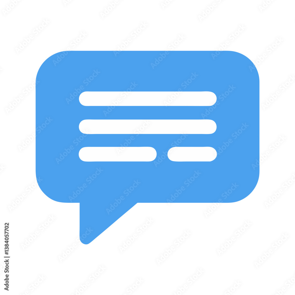 Creative Texting Bubble Icon for Digital Communication Creative Texting Bubble Icon for Digital Communication