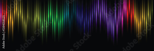 Abstract sound wave. Voice digital waveform, volume voice technology vibrant wave. Music sound energy vector background. Equalizer volume, waveform electronic light illustration