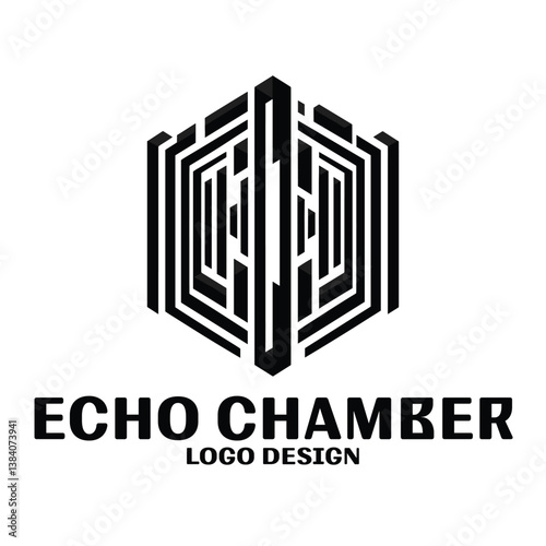 Echo Chamber Vector Logo Design