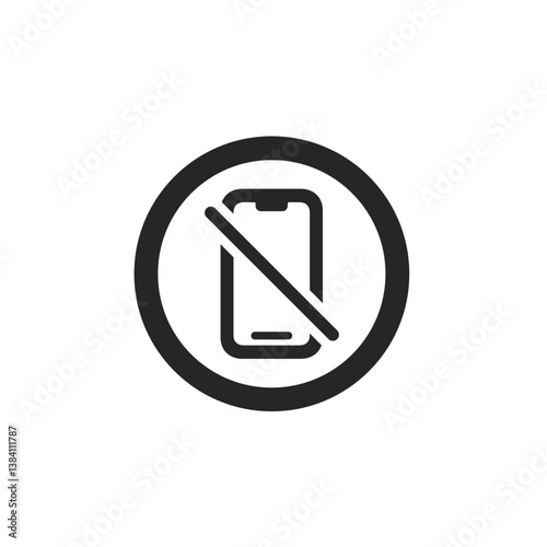 No Phone Circle Gen2 Icon