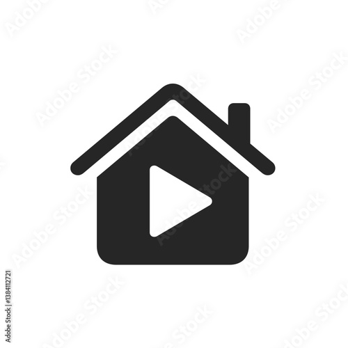 Filled Play House Icon