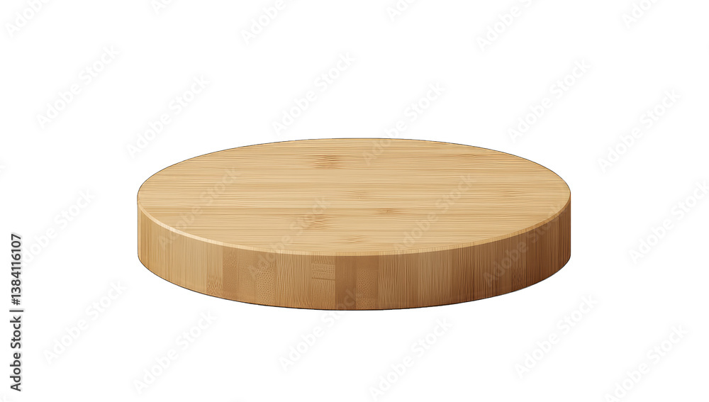 a circular wooden platform with a smooth surface ideal for serving food displaying items or as a decorative piece its natural finish enhances aesthetics in various settings