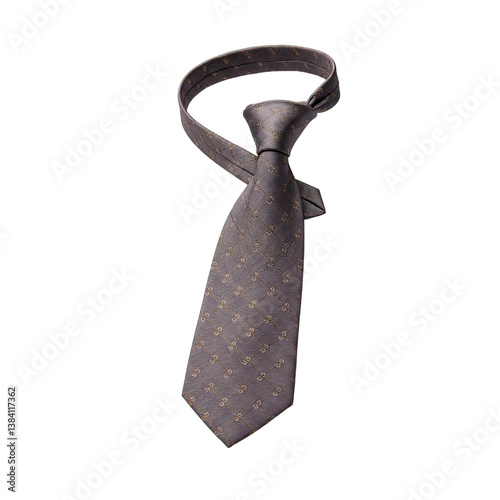 tie on white