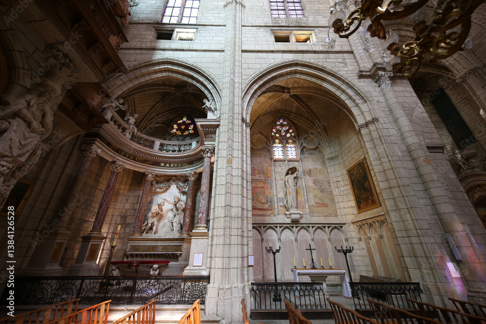Naklejka premium Catedral de San Nazario y San Celso, Béziers, Francia