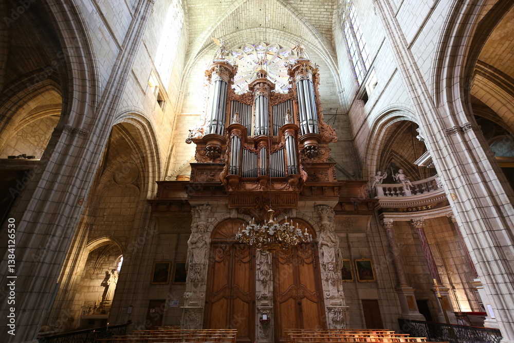 Fototapeta premium Catedral de San Nazario y San Celso, Béziers, Francia
