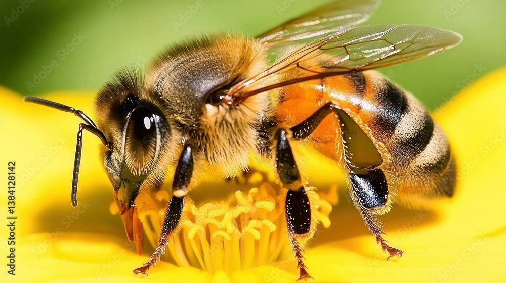 Honeybee on a flower (1) Honeybee on a flower (1)