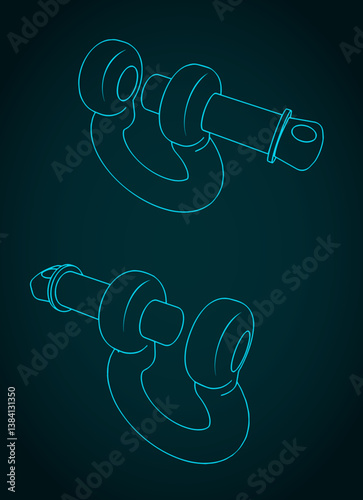 Crosby shackle blueprints