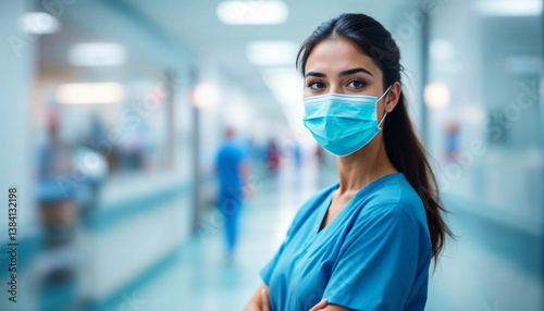 young female doctor in hospital