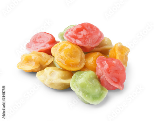 Pile of colorful fruit-flav...
