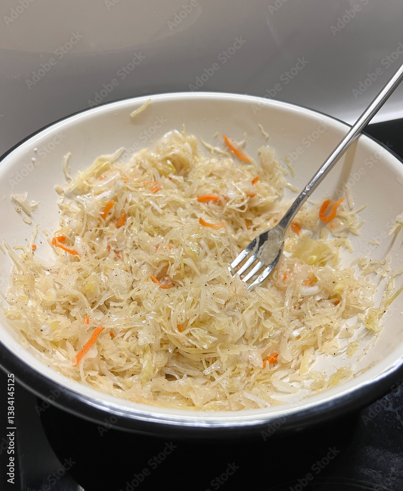A Truly Delicious and Appealing Plate of Noodles, Garnished with Fresh Vegetables and Herbs A Truly Delicious and Appealing Plate of Noodles, Garnished with Fresh Vegetables and Herbs