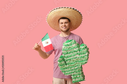 Handsome young happy man in...