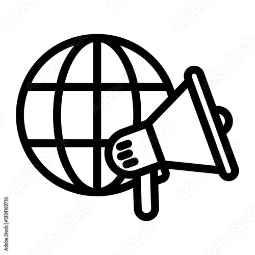 world Line Icon