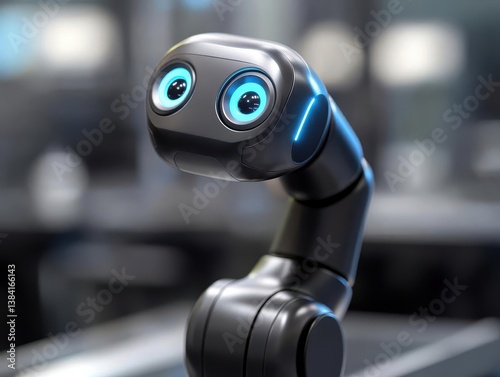 Wallpaper Mural A closeup of a collaborative robot cobot helping workers on an assembly line, Cobots, Interactive and precise Torontodigital.ca