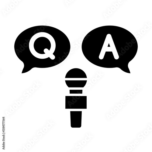 interview Solid icon