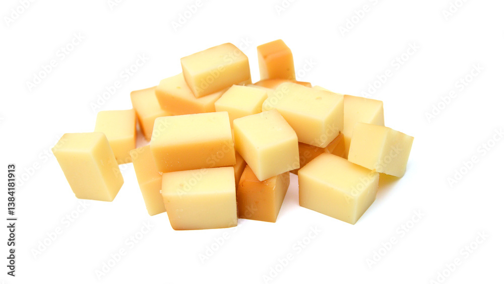 Piece of cheese isolated on a white background Piece of cheese isolated on a white background
