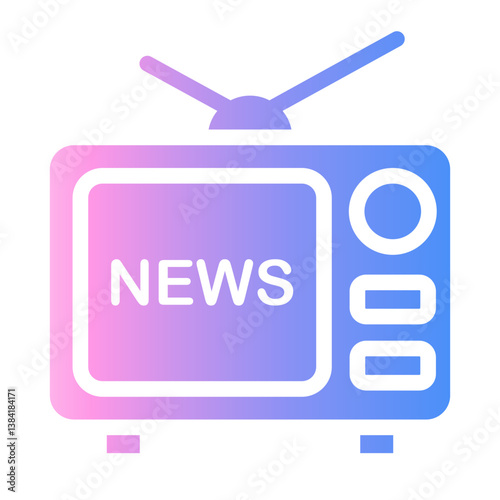 tv Gradient icon