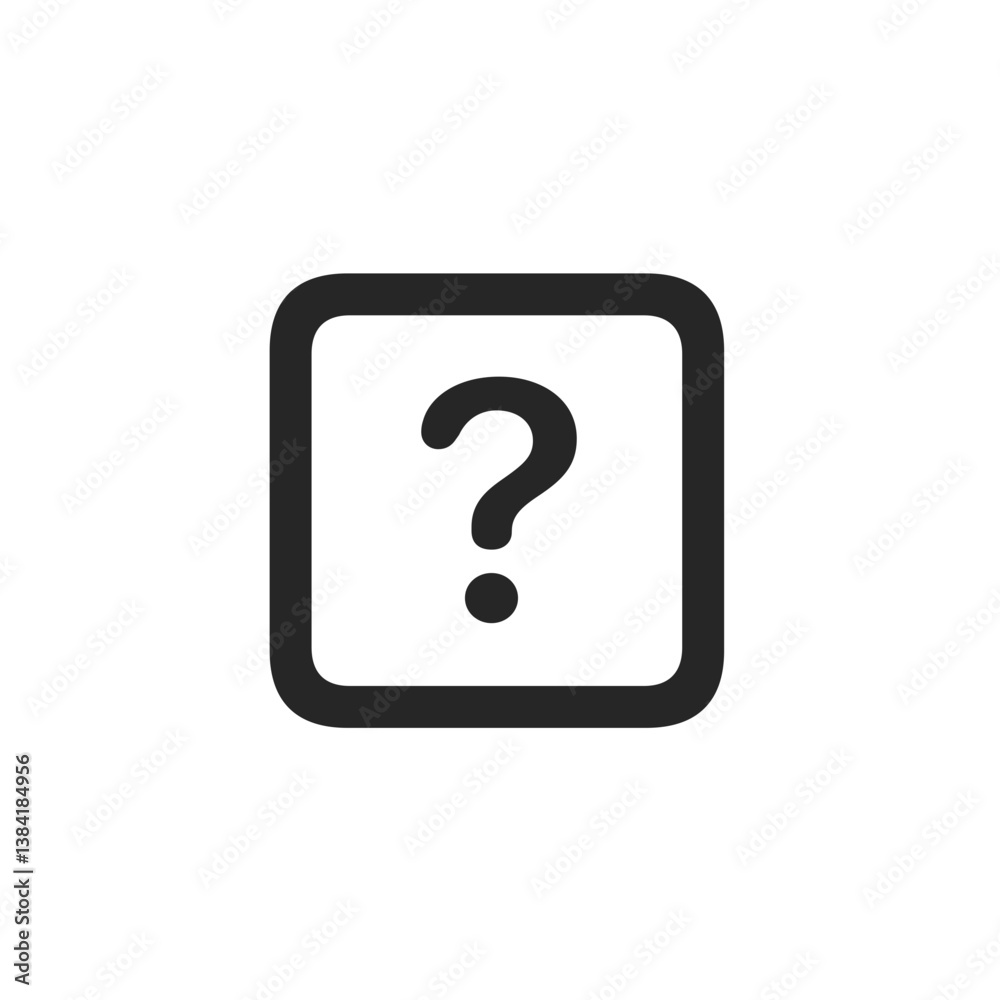 Question Mark Square Question Mark Square