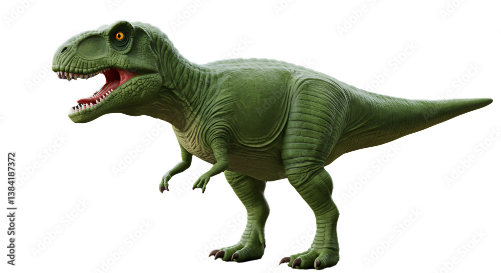 Fototapeta premium Tyrannosau isolated on white background 