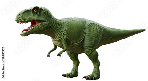 Tyrannosau isolated on white background 