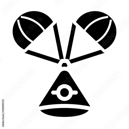 parachute Solid icon