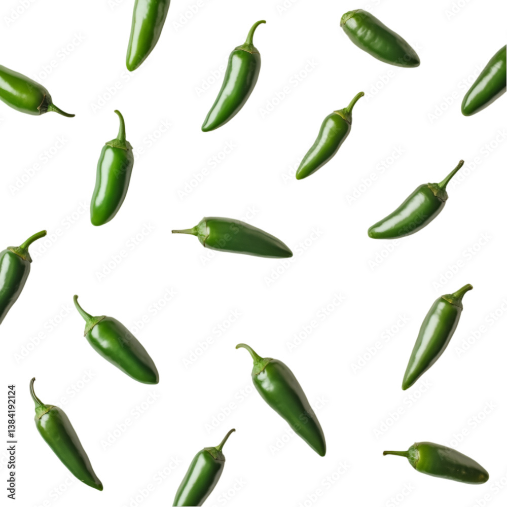 Spicy Jalapeño Peppers Background Spicy Jalapeño Peppers Background