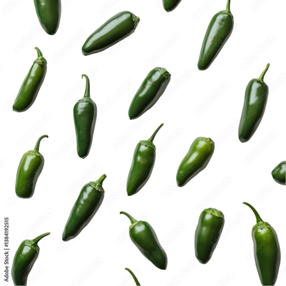 Jalapeño Peppers Background, Spicy Food Jalapeño Peppers Background, Spicy Food