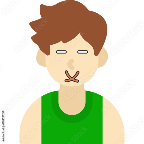 Muted Boy Icon