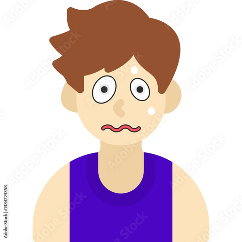 Nervous Boy Icon