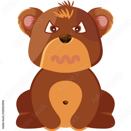 Disgusted Bear Icon