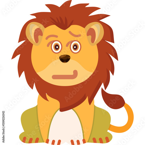 Smirk Lion Icon