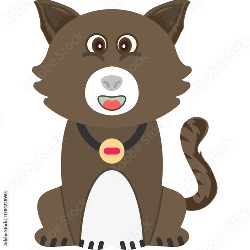 Sportive Cat Icon