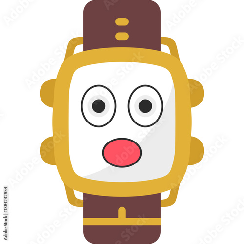 Watch Astonished Dial Icon