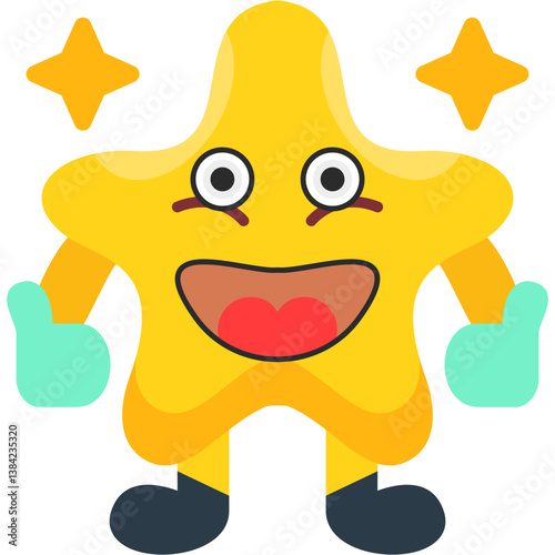 Sportive Star Icon