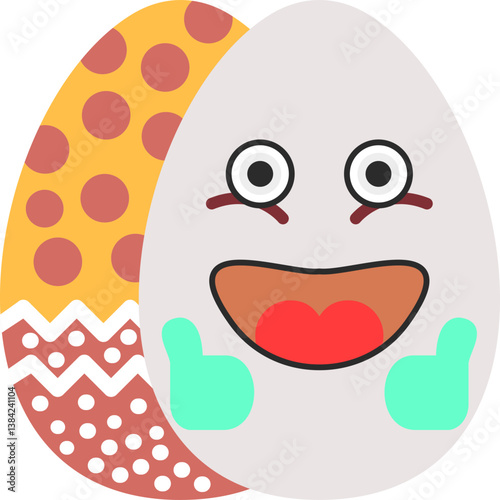 Easter Sportive Egg Icon
