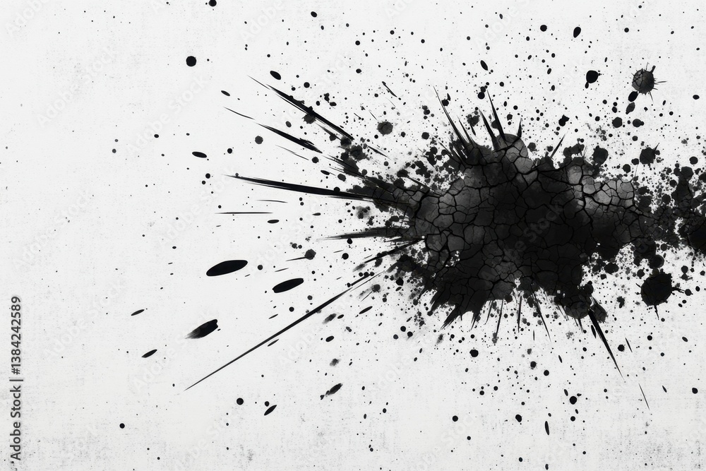 Abstract Ink Splatters (4) Abstract Ink Splatters (4)