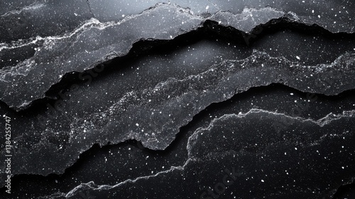 black and white rock texture engineered quartz stone pattern slab abstract background,stock photo