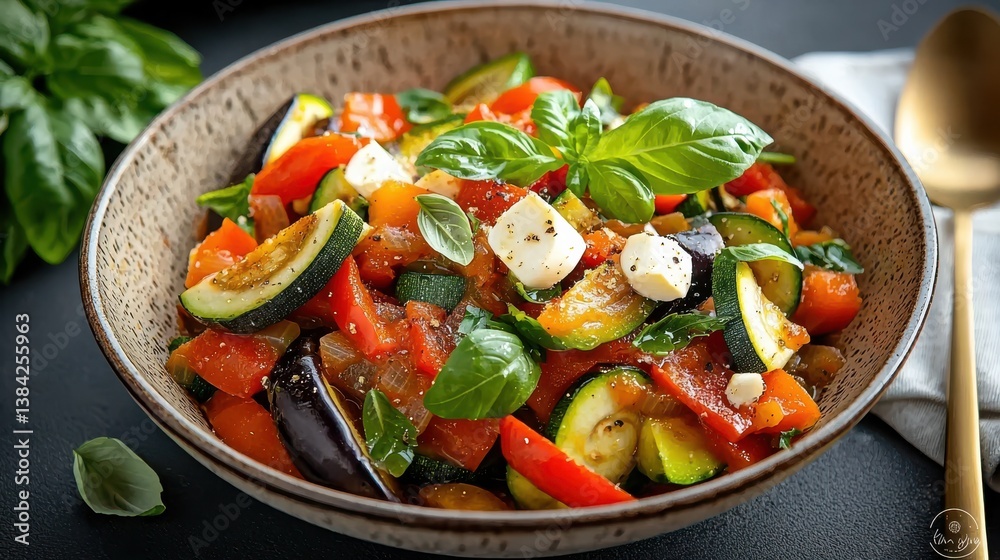 Colorful Bowl of Fresh Vegetables Showcasing Nature's Bounty and Health Colorful Bowl of Fresh Vegetables Showcasing Nature's Bounty and Health