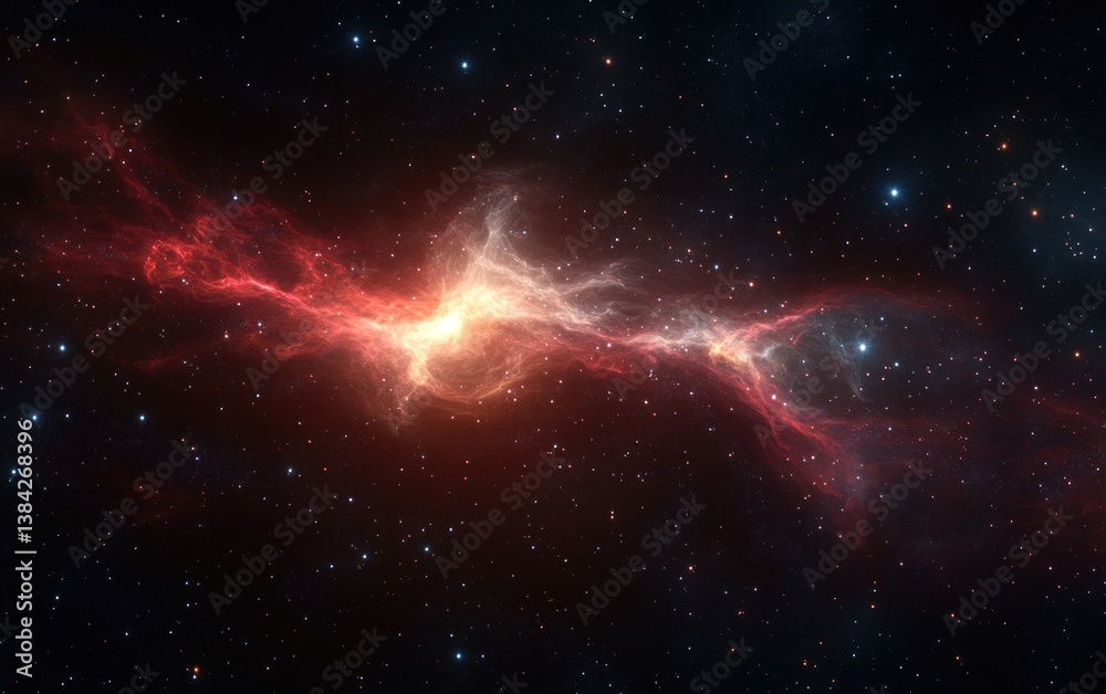 Fototapeta premium Nebula Cosmic Cloud Stars Space Universe Astronomical Scenery