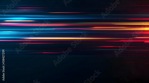Obraz na płótnie Abstract Colorful Motion Blur Lines Background w salonie